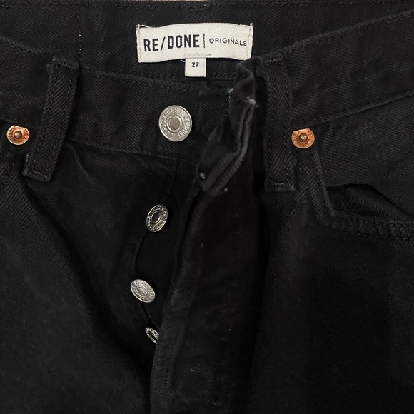 RE/DONE size 27 black ankle jean - Picture 5 of 6